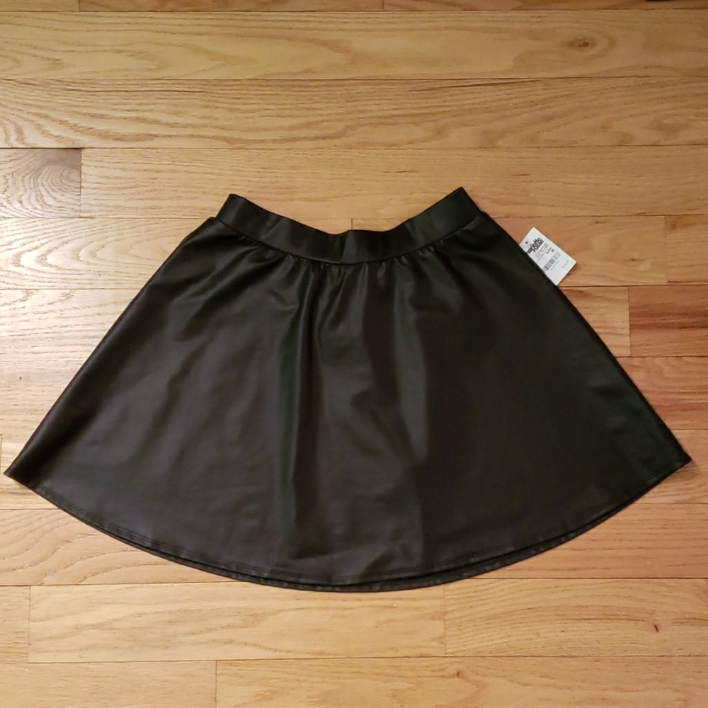 Charlotte Russe faux leather skirt